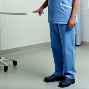 Asverd Women Navy Clog with Insole 240, Large, New, Without Tags